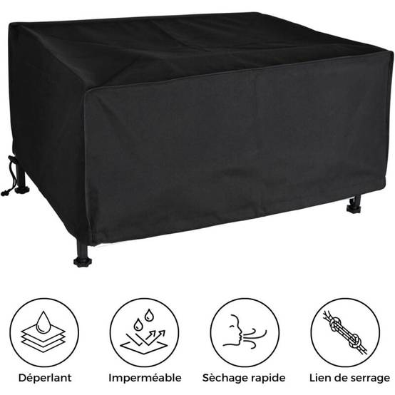IntiMeg - Housse de Protection pour Plancha à Poser / Desserte - Rectangulaire - Dimensions :54*76*69cm IntiMeg - Image 2