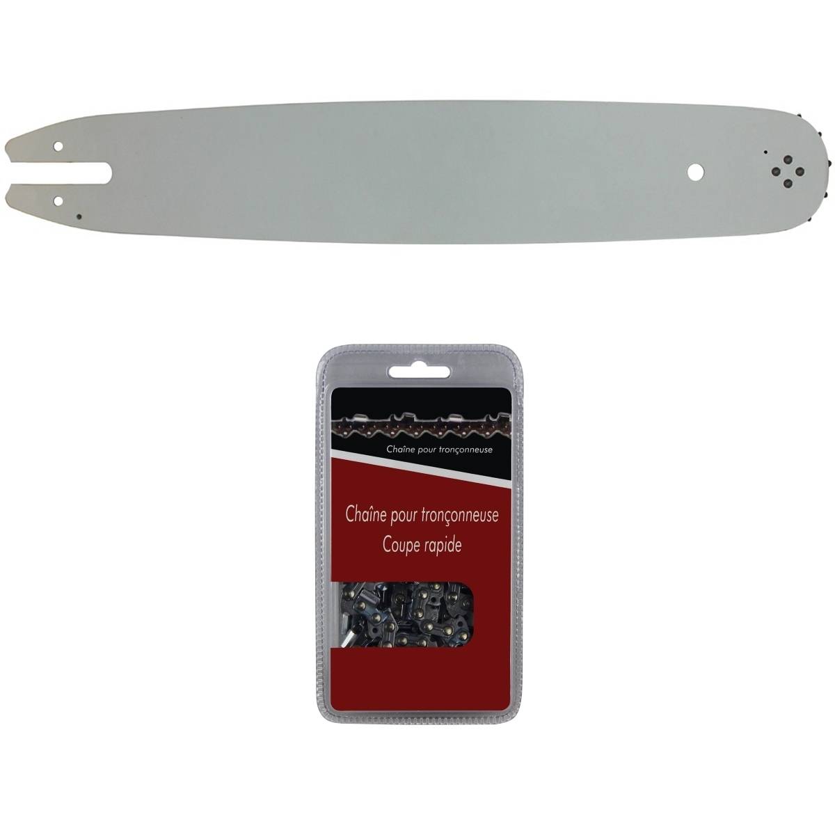 Gt Market - Guide 30 cm (12 pouces) + chaîne 44 maillons - Compatible tronçonneuses STIHL MS 181 et 211 - GT MARKET - Image 1