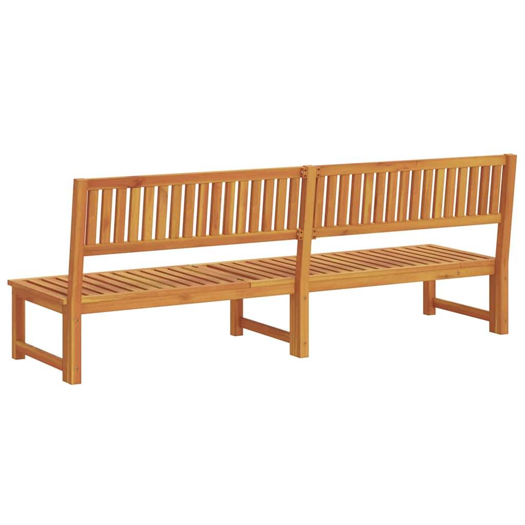 Transat | Bain de soleil | Chaise longue Marron 200 x 57 x 75cm Bois d'acacia massif - Image 7
