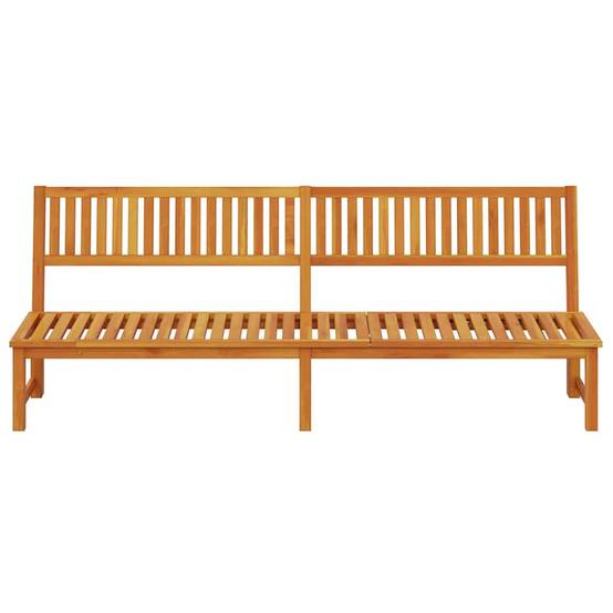 Transat | Bain de soleil | Chaise longue Marron 200 x 57 x 75cm Bois d'acacia massif - Image 5