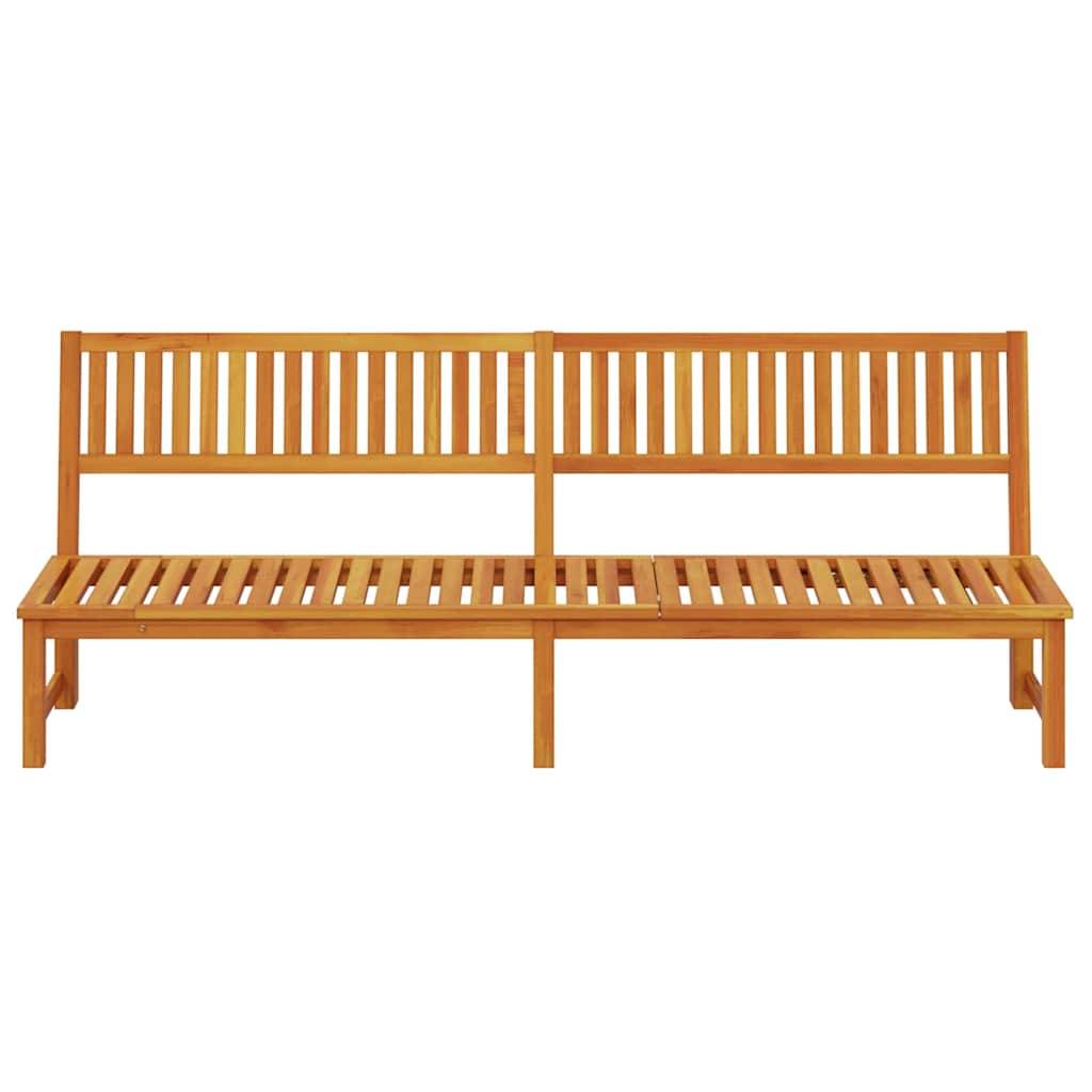 Transat | Bain de soleil | Chaise longue Marron 200 x 57 x 75cm Bois d'acacia massif - Image 5