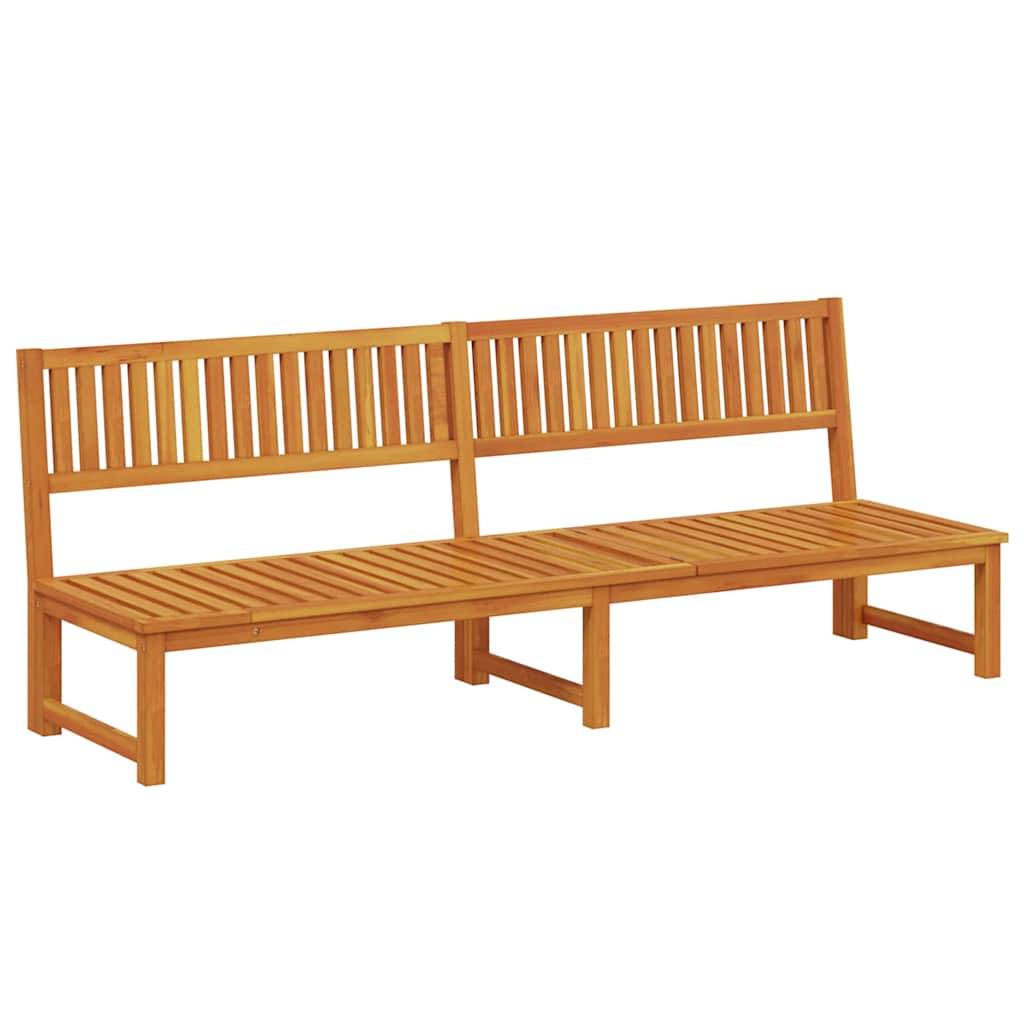 Transat | Bain de soleil | Chaise longue Marron 200 x 57 x 75cm Bois d'acacia massif - Image 4