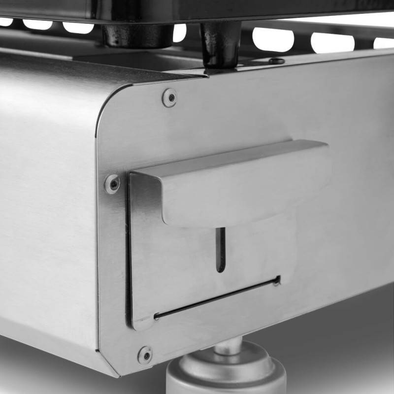 Brasero - Plancha gaz Silvia IIG Evo 3 feux – BRASERO BY FAVEX - 7,95 kW – plaque fonte émaillée 5 mm – 67 x 34 cm – 8 à 10 convives - Image 10