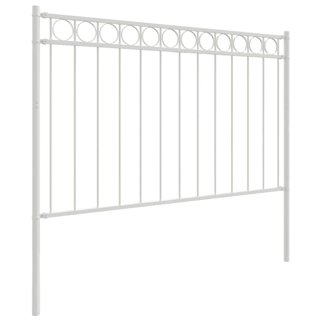 PANGIVO - Élément de clôture acier blanc 170 x 150 cm, Poids :9.6kg - PANGIVO - Image 4