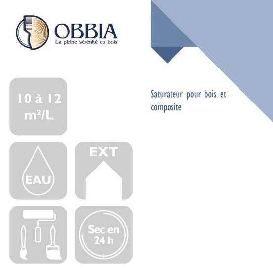 Saturateur bois Obbi'Eau Sat Incolore OBBIA - Bidon 5L - Image 2