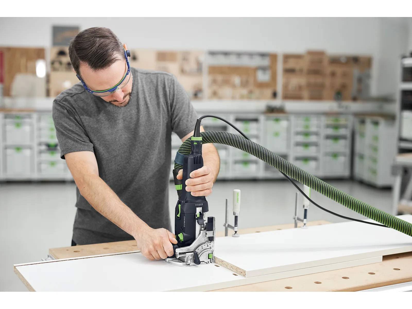Fraiseuse filaire 420W DF 500 RQ-Set DOMINO - FESTOOL - avec accessoires - SYSTAINER - 578541 - Image 5