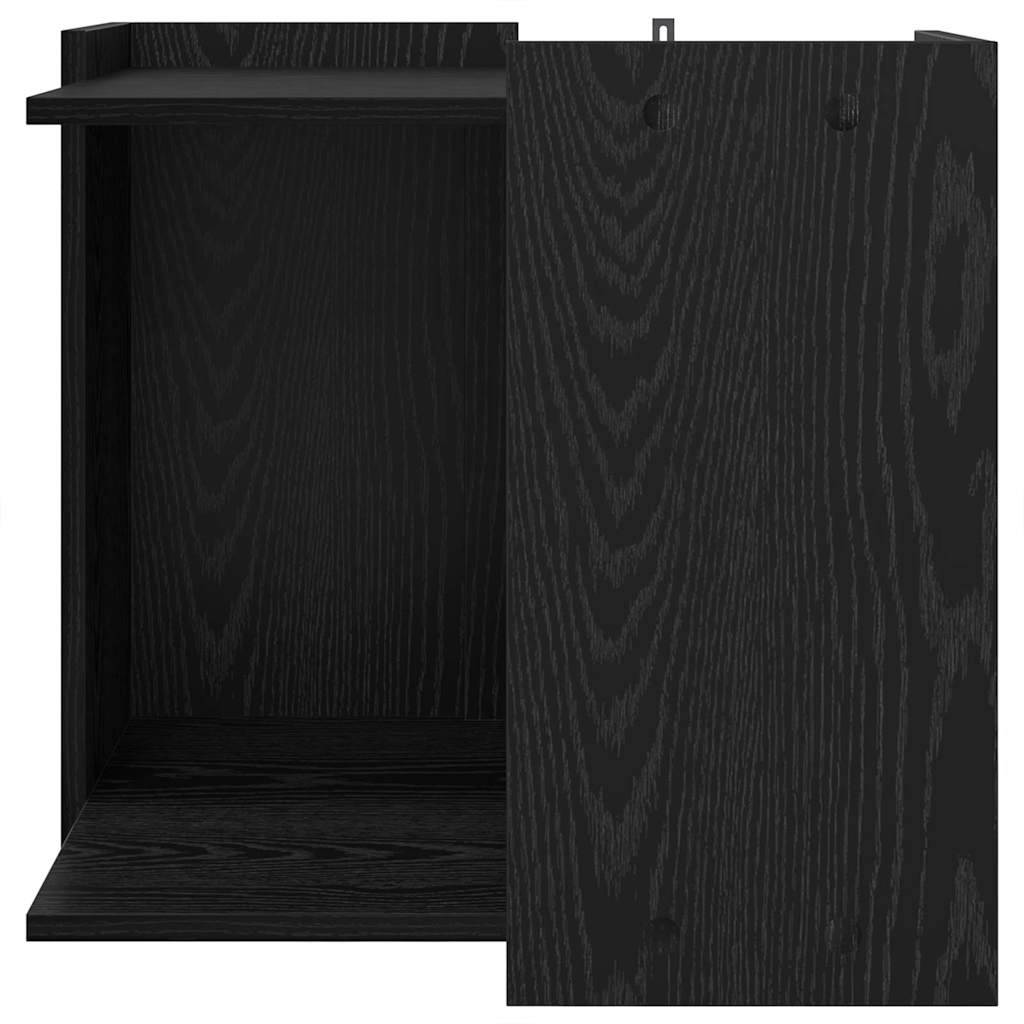 Meuble cache-litière pour chat design moderne en bois pour intérieur Chêne Noir – ComfortXL Pet Living - Image 5