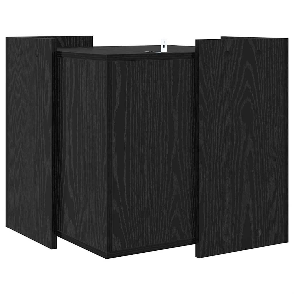 Meuble cache-litière pour chat design moderne en bois pour intérieur Chêne Noir – ComfortXL Pet Living - Image 7
