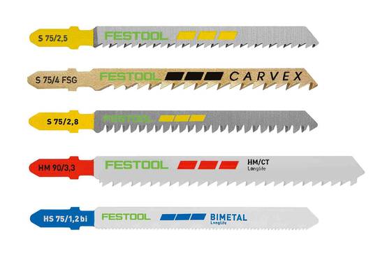Jeu de lames de scie sauteuse FESTOOL STS-Sort/21 pièces W/P/M - 578071 - Image 3