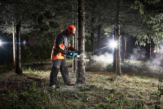 Tronçonneuse 36V (2x18V) LXT 35 cm - MAKITA - avec 2 batteries 18V 3.0Ah - chargeur rapide - DUC353RF2 - Image 8