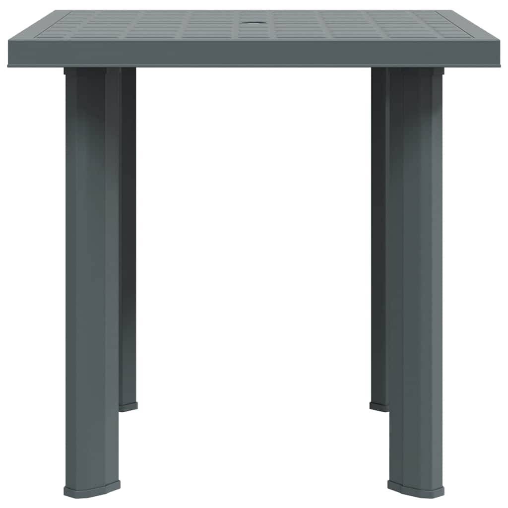 Table de jardin plastique vert 80 x 75 x 72 cm - PANGIVO - Image 6