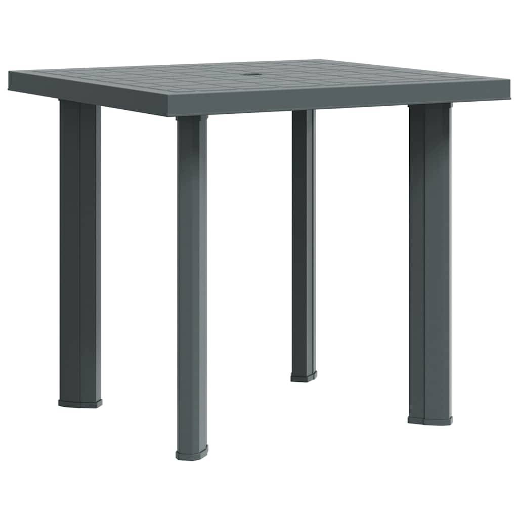 Table de jardin plastique vert 80 x 75 x 72 cm - PANGIVO - Image 2