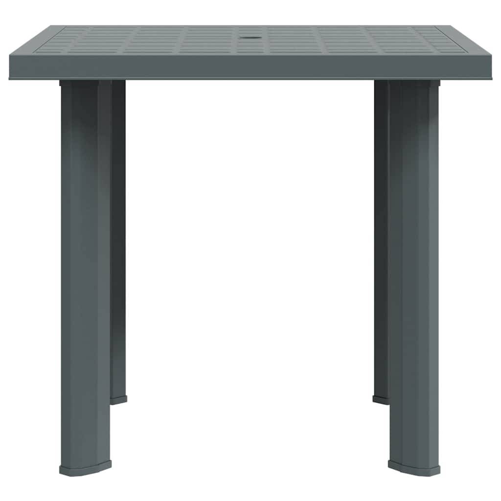 Table de jardin plastique vert 80 x 75 x 72 cm - PANGIVO - Image 5