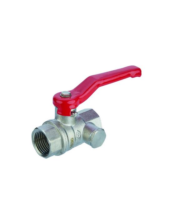 Cap Vert - Vanne Sphère Ff+p 15x21 Contrôle Flux Avec Purge Intégrée - Capvert