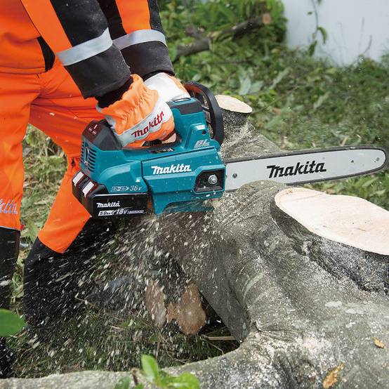 Tronçonneuse d'élagage 36V 2 x 18V Li-Ion 35 cm MAKITA - DUC356PT2B - Image 4