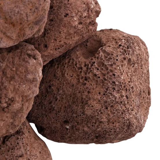 Grandes Roches Volcaniques pour Jardin et Bassin 10 kg Rouge 10-30 cm - ComfortXL Outdoor Living - Image 5
