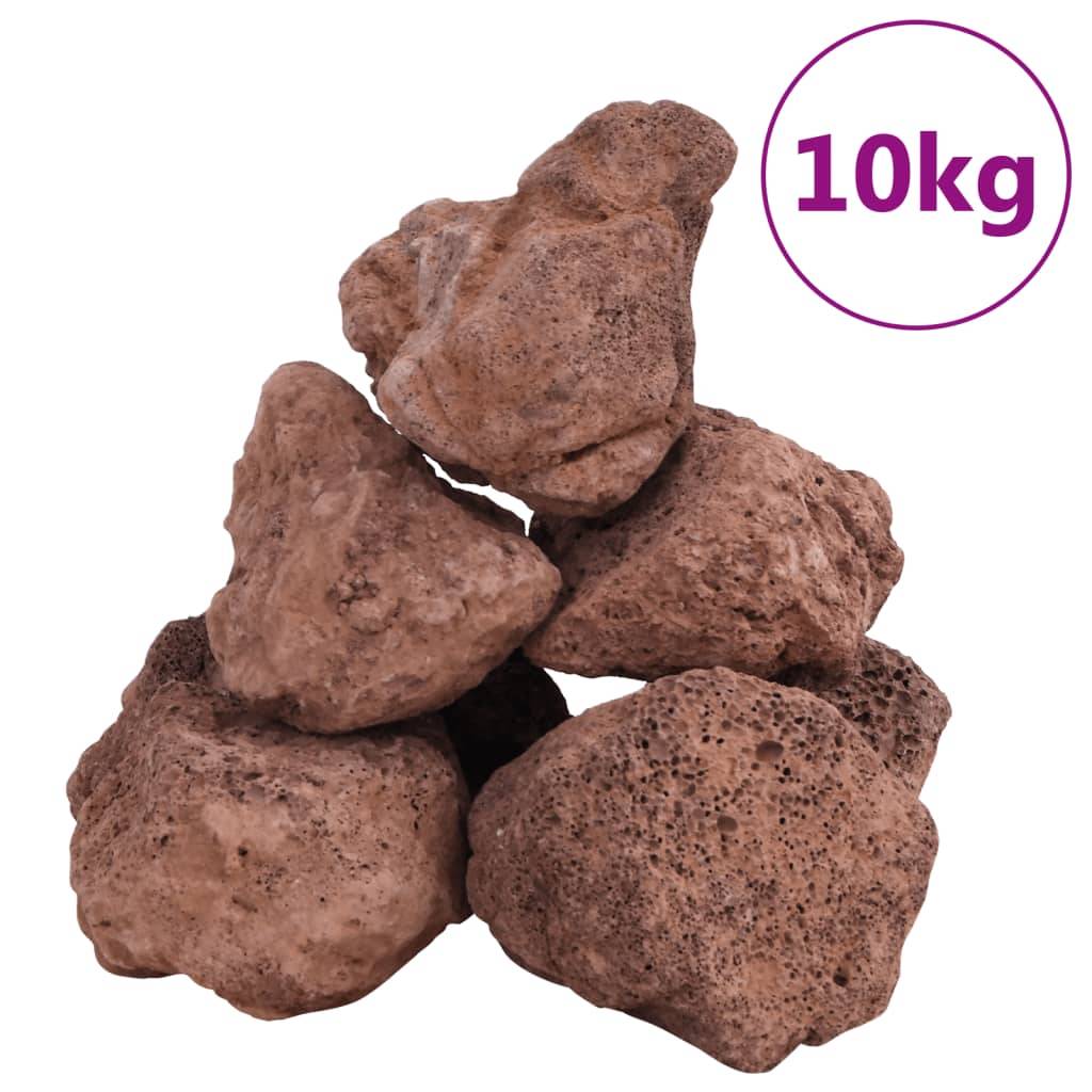 Grandes Roches Volcaniques pour Jardin et Bassin 10 kg Rouge 10-30 cm - ComfortXL Outdoor Living - Image 2