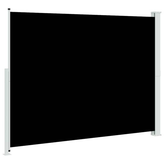 Store latéral rétractable polyester noir 220 x 300 cm - PANGIVO - Image 6