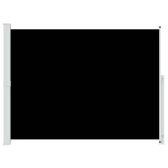 Store latéral rétractable polyester noir 220 x 300 cm - PANGIVO - Image 4