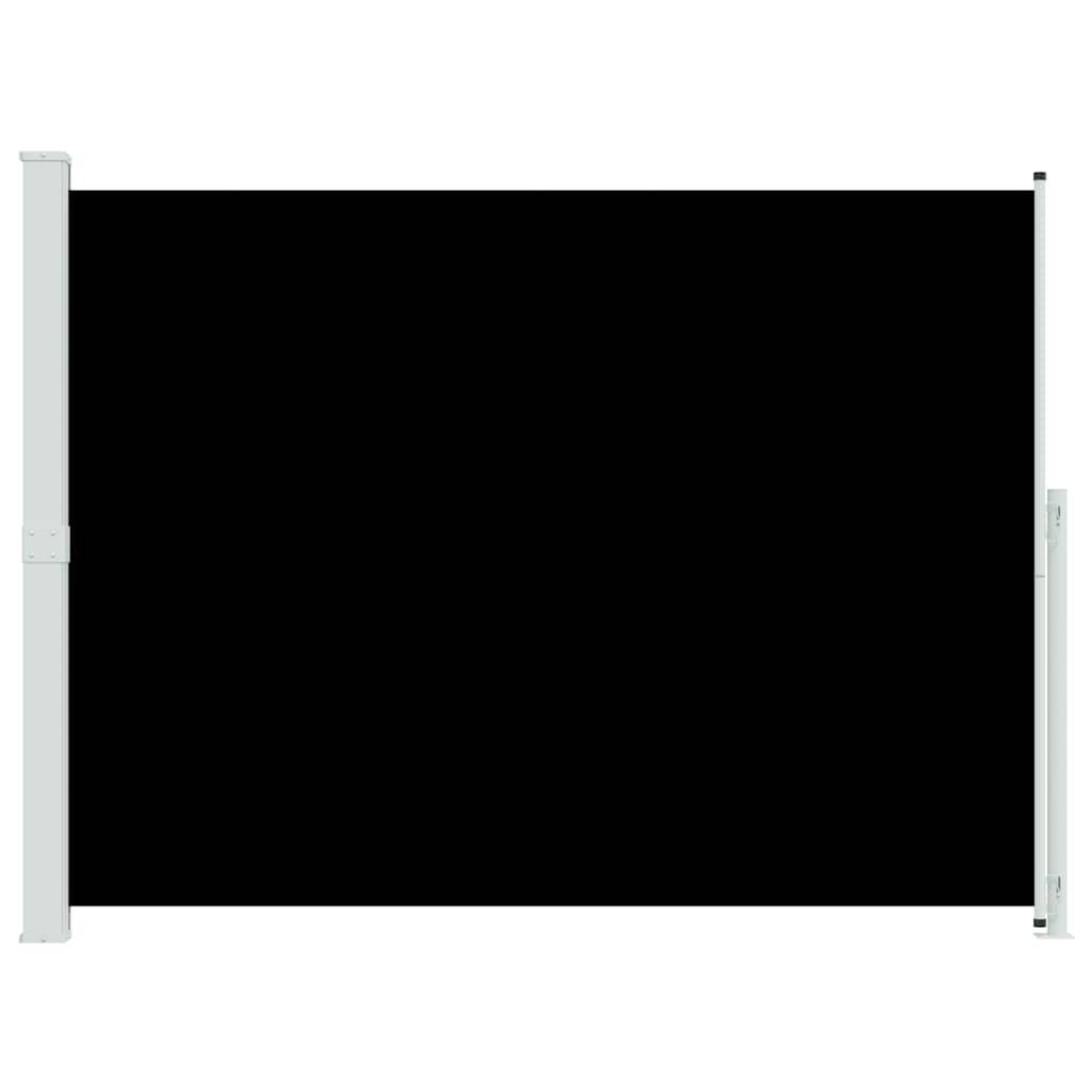 Store latéral rétractable polyester noir 220 x 300 cm - PANGIVO - Image 4