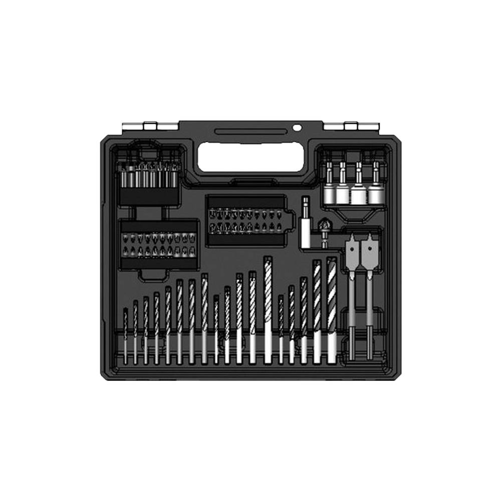 Perceuse-visseuse 18V Black - MAKITA - avec 2 batteries 3Ah + chargeur rapide + coffret avec accessoires - DDF482FX1B - Image 3