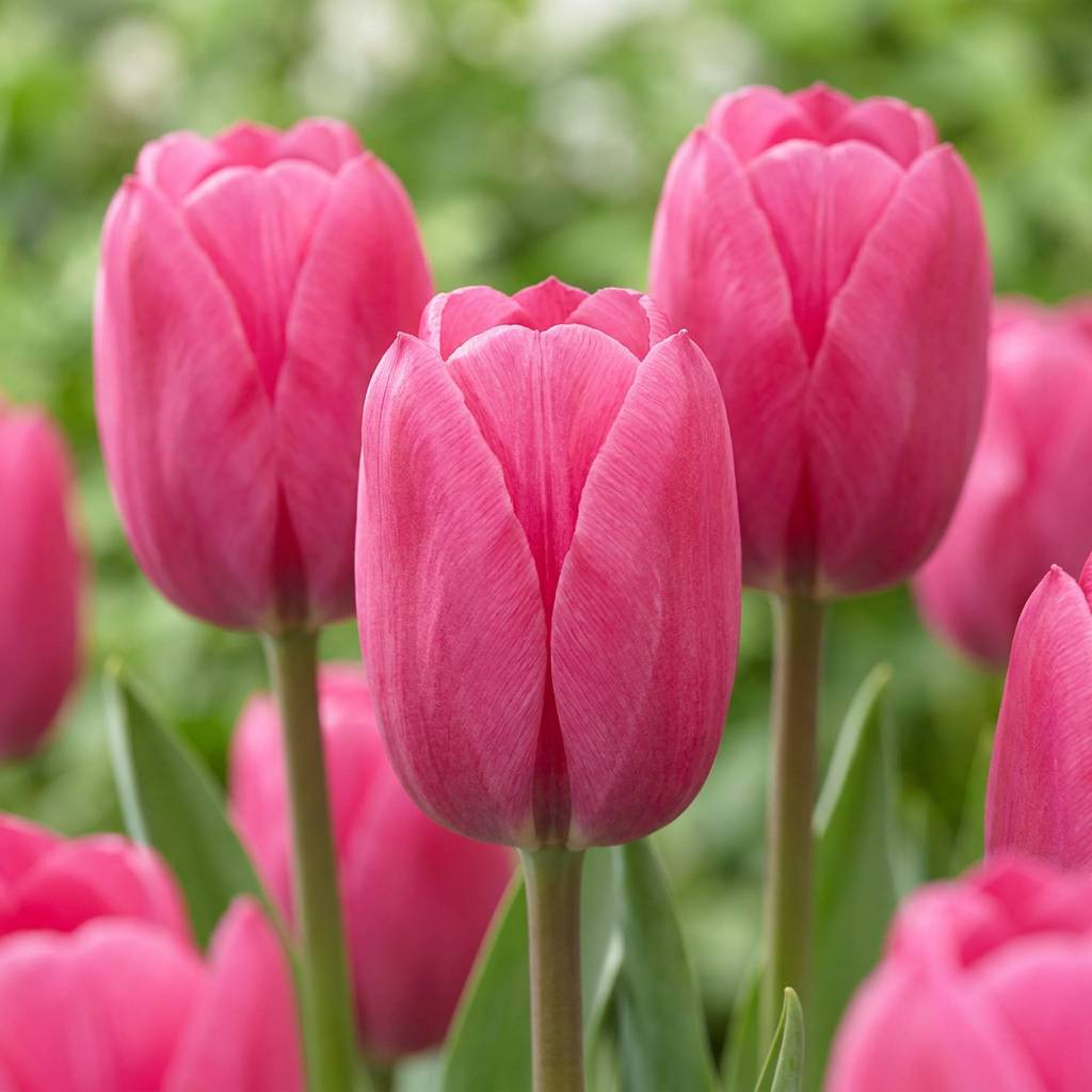 La Green Touch - Tulipe triomphe rose - 15 bulbes - calibre 11/12 - Image 1