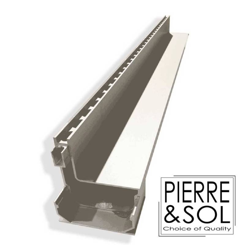 Caniveau à fente aluminium SideDrain LOW - LINE ECO - 1 m - Image 6