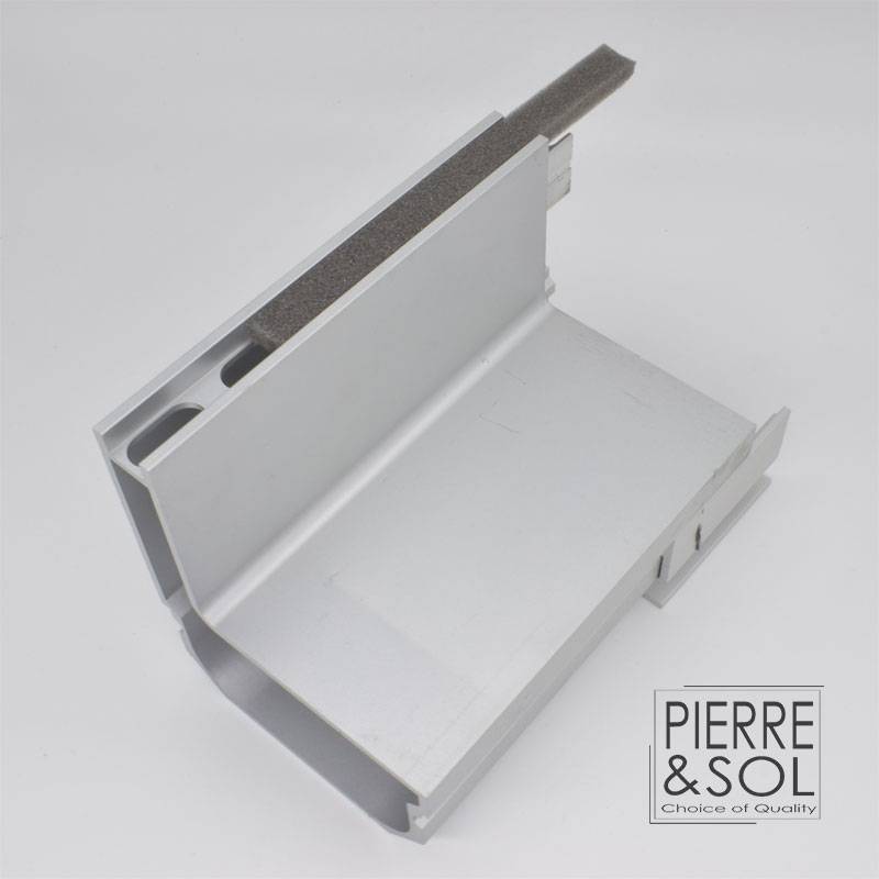 Caniveau à fente aluminium SideDrain LOW - LINE ECO -     1 m - Image 9
