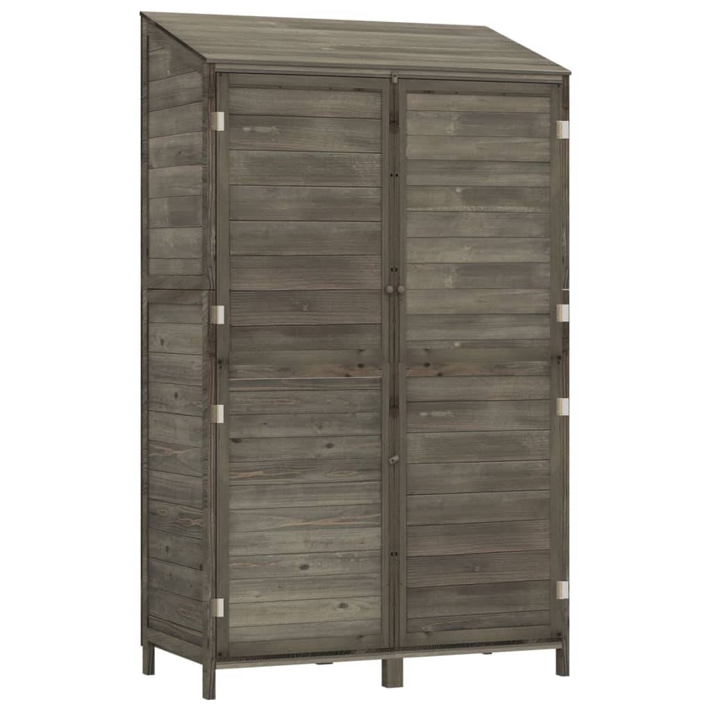 Maison Chic - Abri de jardin 0.53m² - Cabane de jardin - Remise de jardin Anthracite 102x52x174,5cm Bois de sapin solide MP668 MAISON CHIC - Image 1