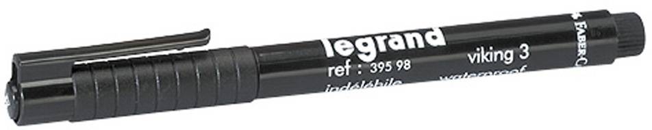 Legrand - Stylo feutre VIKING 3 noir indélébile pour repérage - LEGRAND - 039598