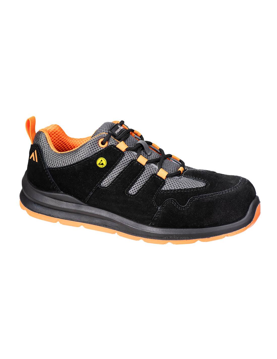 Chaussure Esd Composite S1 Sr Fo - Taille 37 - Noir/orange - Portwest
