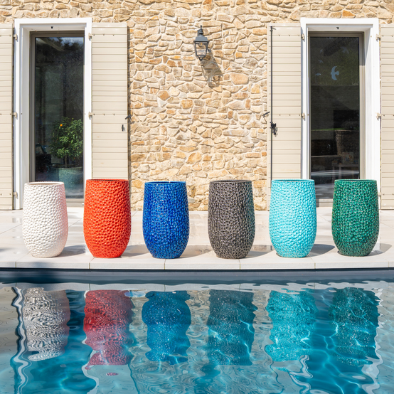 Pot PARIS 39x63cm turquoise - Image 3