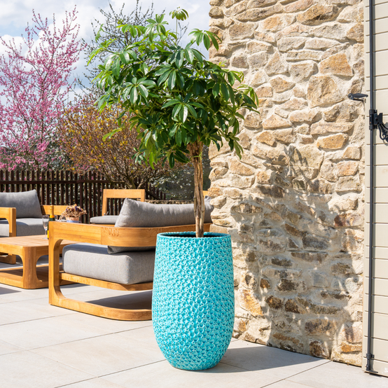 Pot PARIS 39x63cm turquoise - Image 1