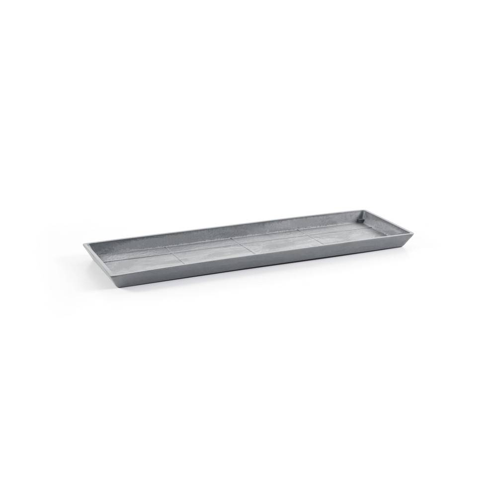 Ecopots - Soucoupe Rectangular 45 Bleu Gris - 47,5 x 19,5 x H. 2,5 cm ECOPOTS