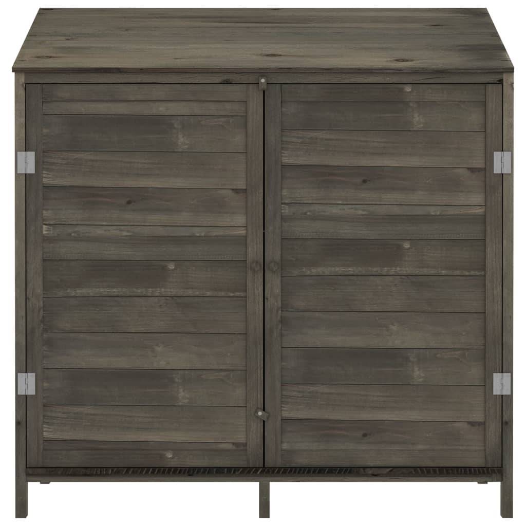 Vidaxl - Remise de jardin Anthracite 102x52x112 cm Bois de sapin solide vidaXL 152184 - Image 4