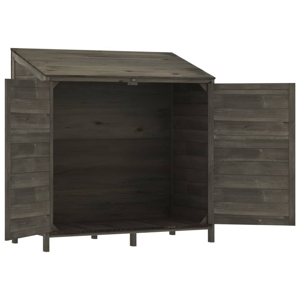 Vidaxl - Remise de jardin Anthracite 102x52x112 cm Bois de sapin solide vidaXL 152184 - Image 5