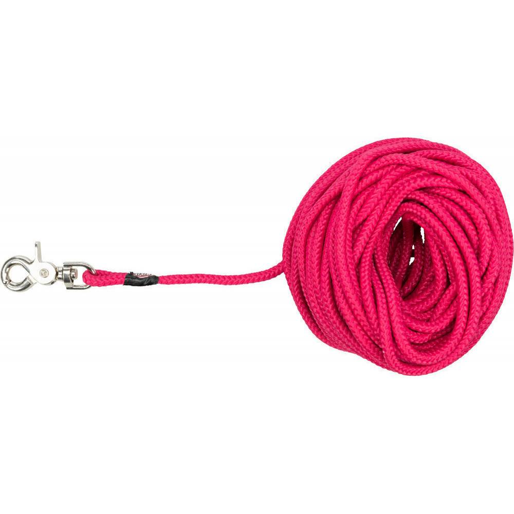 Trixie - Trixie - Laisse à pister, ø 6 mm x 20 M rose ronde sans dragonne, pour chien. - Image 1