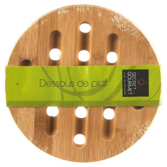 Dessous de Plat "Bambou" 18cm Naturel - Image 2