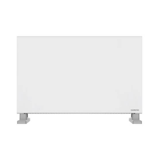 Radiateur convecteur électrique mobile 2000 W, blanc mat, thermostat 10-35 °C - OCEANIC - Image 2