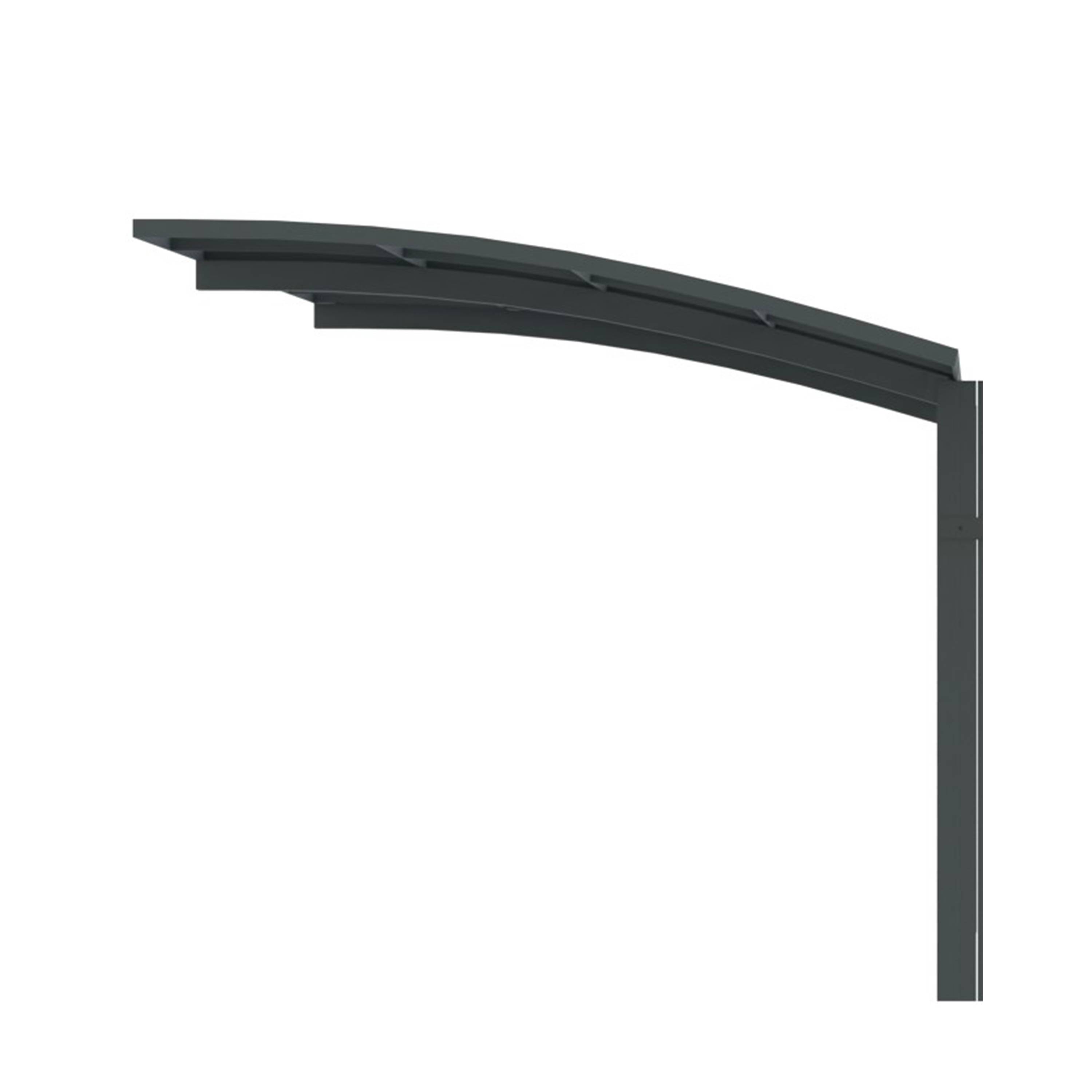 Carport Aluminium Autoportant BOLTON - 500 x 300 - 1 Voiture - Toiture en Polycarbonate Traite Anti-UV - Image 6