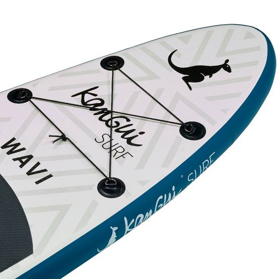 Kangui - KANGUI Stand Up Paddle Gonflable 305 cm (10') - SUP avec pagaie réglable, sac à dos, pompe haute pression, leash et kit de réparation - WAVI - Image 4