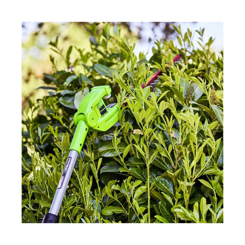 Greenworks - Taille-haies sur perche 51 cm GREENWORKS 24V - 1 batterie 2.0 Ah et chargeur - G24PH51K2 - Image 2