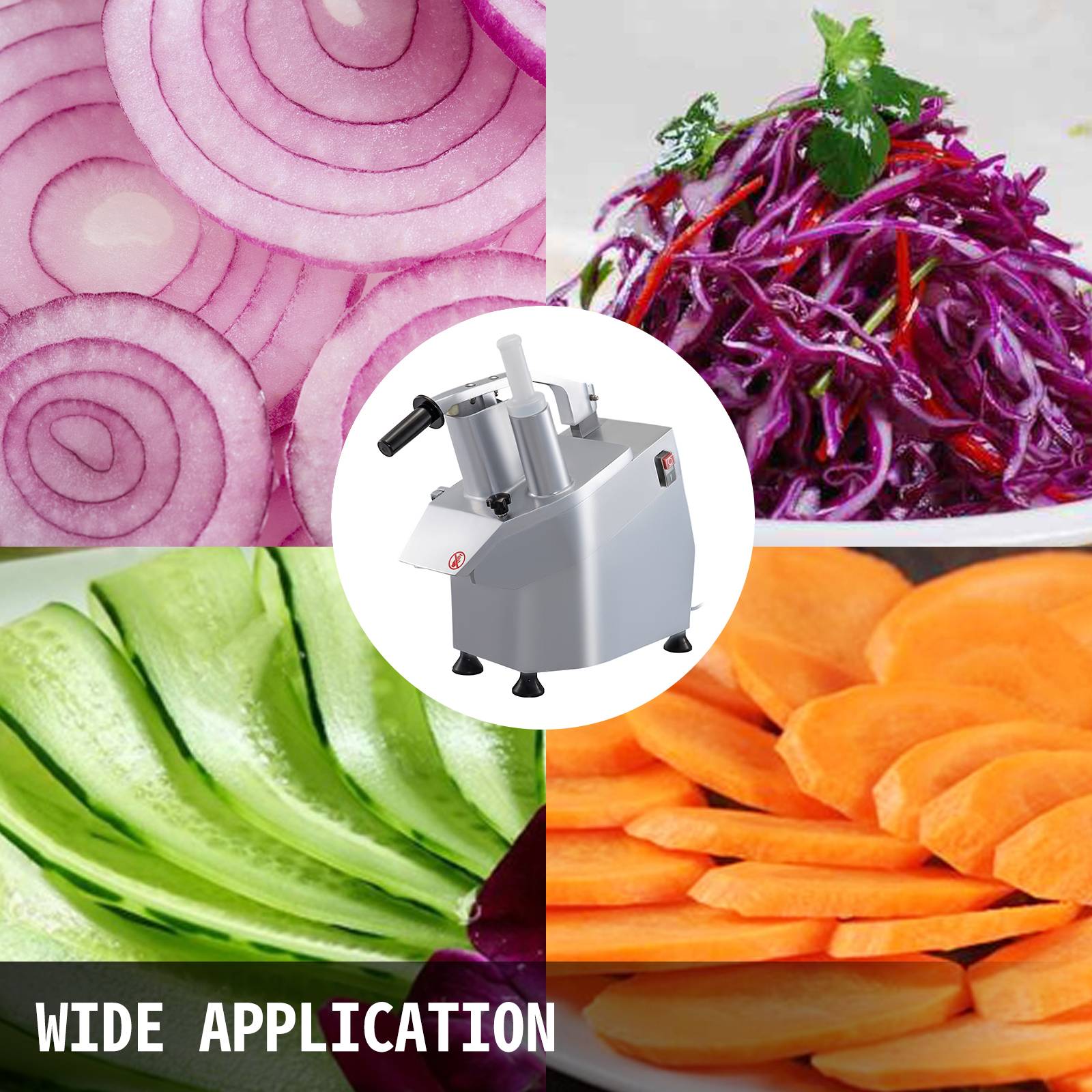 VEVOR Coupe-Legumes Spirale Electrique Coupe Legumes Mandoline Vegetable Cutter - Image 7