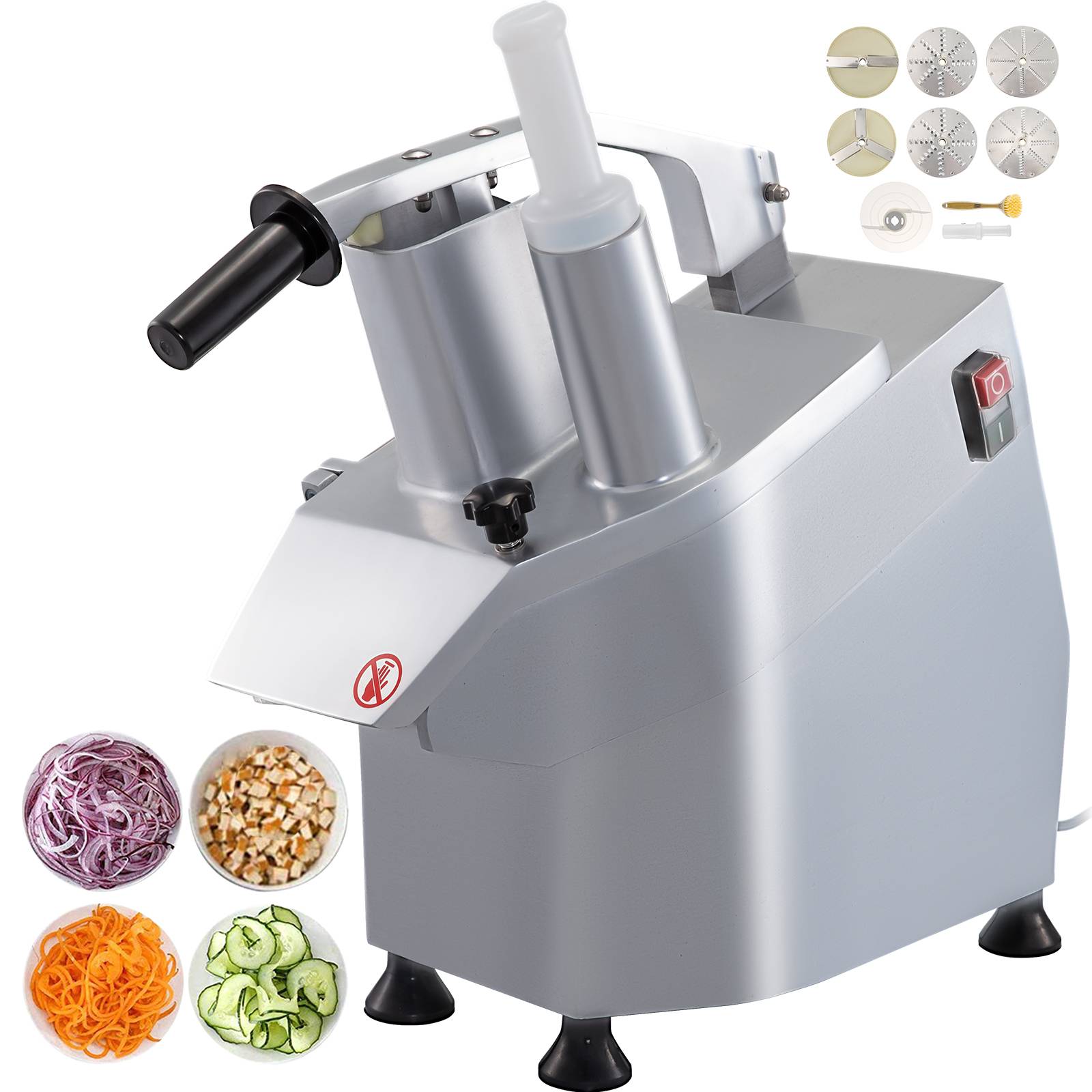 VEVOR Coupe-Legumes Spirale Electrique Coupe Legumes Mandoline Vegetable Cutter - Image 8