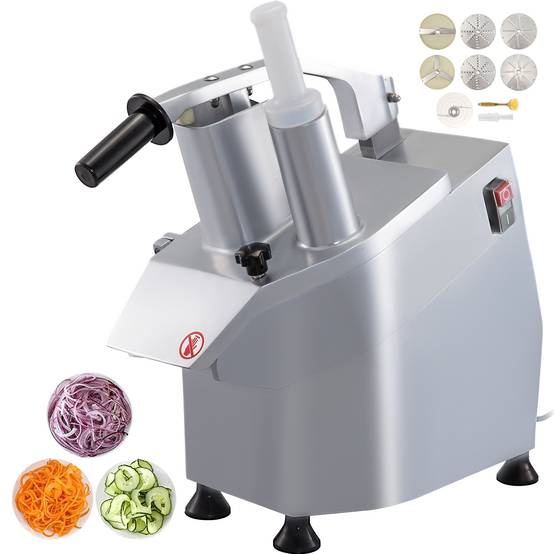 VEVOR Coupe-Legumes Spirale Electrique Coupe Legumes Mandoline Vegetable Cutter - Image 1