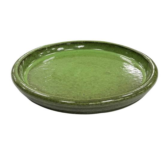 Soucoupe ronde 35cm vert profond - Image 2