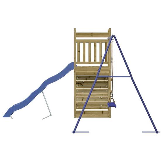 Aire de jeux d'extérieur - Jeu Plein air enfant bois de pin imprégné-JU1574 - Image 6
