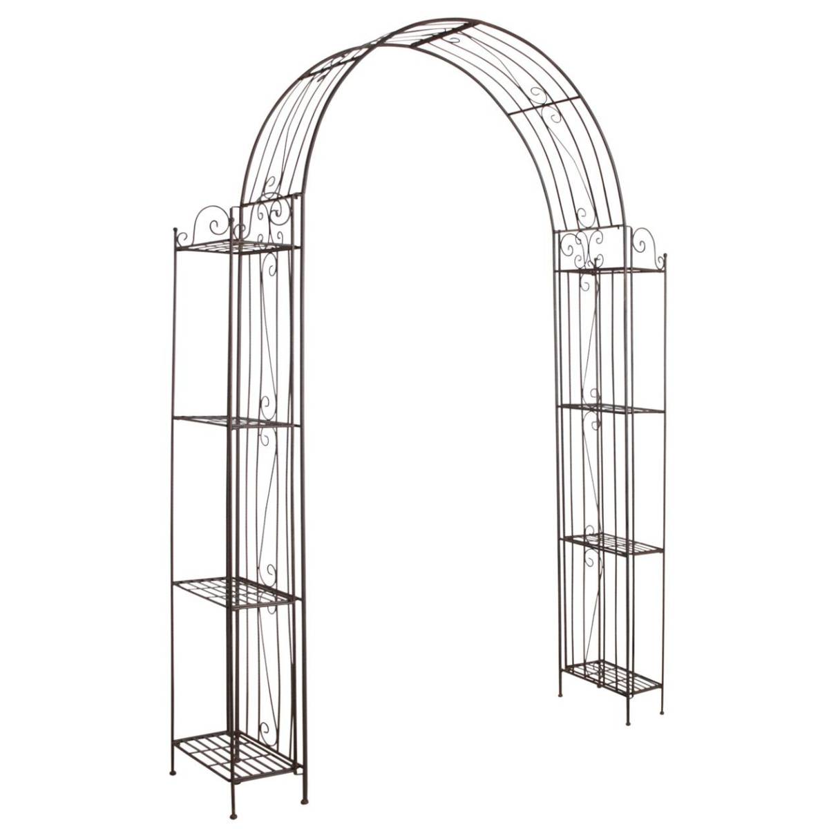 Aubry Gaspard - Arche de jardin pour plante grimpante en métal vieilli - Image 1