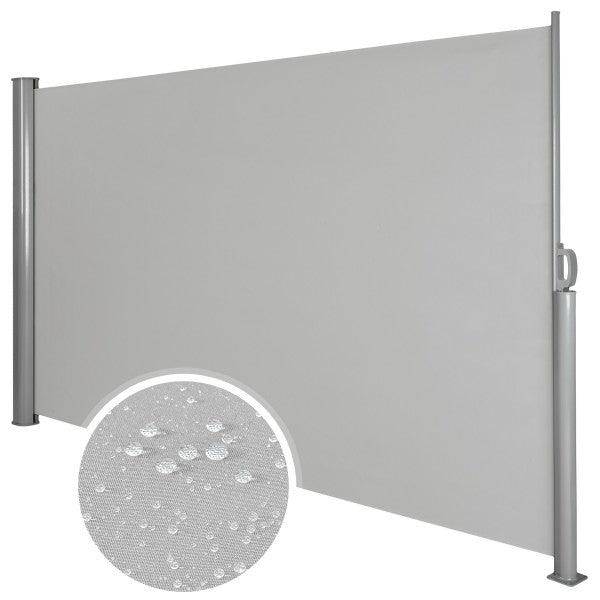 Helloshop26 - Auvent store latéral brise-vue abri soleil aluminium rétractable 200 x 300 cm gris - Image 1