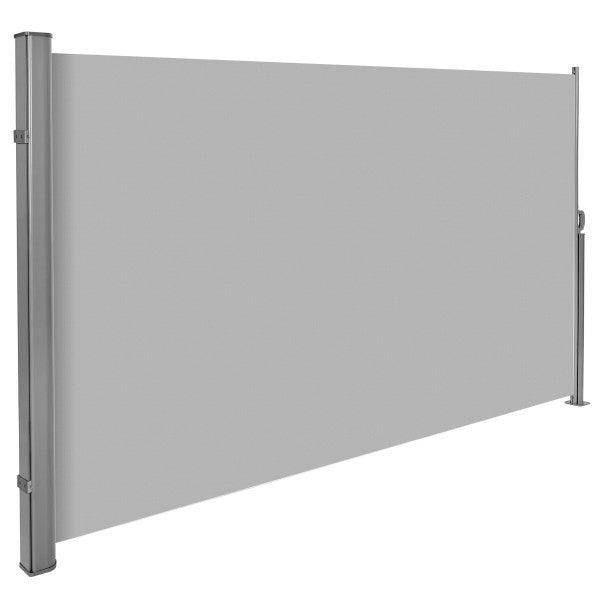 Helloshop26 - Auvent store latéral brise-vue abri soleil aluminium rétractable 200 x 300 cm gris - Image 2